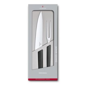 Swiss Modern Set para Trinchar (Cuchillo de 22cm y Tenedor de 15cm)