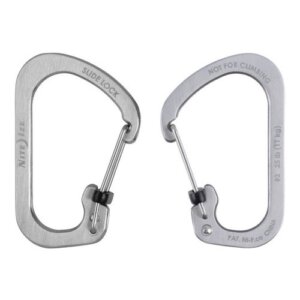 SlideLock Carabiner Mosquetón #3 en Acero