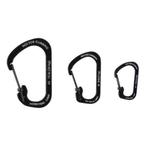 SlideLock Carabiner Set x3 Mosquetón en Acero