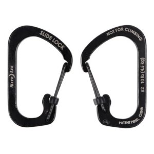 SlideLock Carabiner Mosquetón #2 en Acero