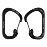 SlideLock Carabiner Mosquetón #4 en Acero