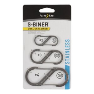 S-Biner Dual Carabiner Set x3 Mosquetón en Acero